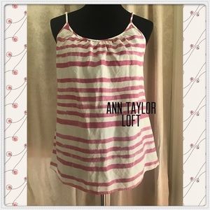 "Stripe It Rich" ANN TAYLOR LOFT TOP💕